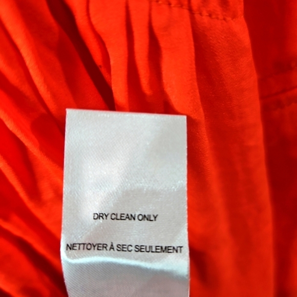 Elie Tahari Orange Maxi Dress Size 16 - Picture 11 of 11